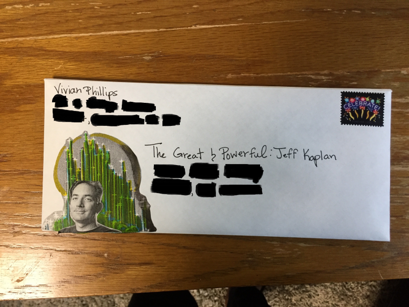 In her letter, Vivian compared Kaplan to the Wizard of Oz, making announcement from inside his Emerald City, and decorated her envelope hoping to catch his attention.